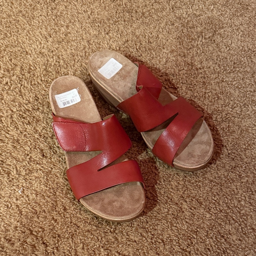 Dansko Women's Leather Slide Sandals